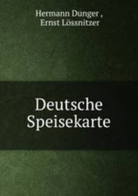 Deutsche Speisekarte