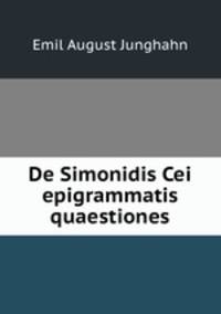 De Simonidis Cei epigrammatis quaestiones