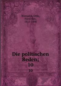 Die politischen Reden;. 10