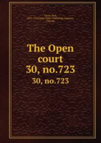 The Open court. 30, no.723