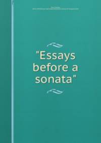 "Essays before a sonata"