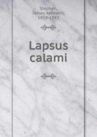 Lapsus calami