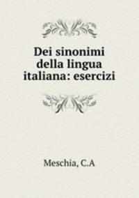 Dei sinonimi della lingua italiana: esercizi