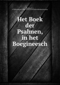 Het Boek der Psalmen, in het Boegineesch