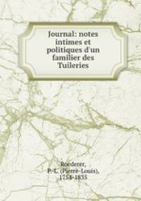 Journal: notes intimes et politiques d