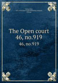 The Open court. 46, no.919