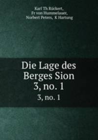 Die Lage des Berges Sion. 3, no. 1