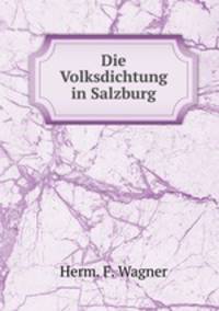 Die Volksdichtung in Salzburg