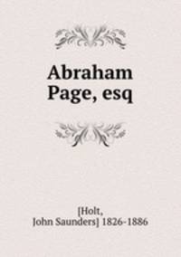 Abraham Page, esq