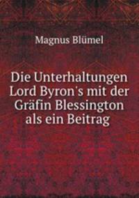 Die Unterhaltungen Lord Byron