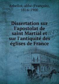 Dissertation sur l