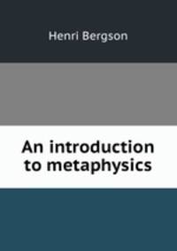 An introduction to metaphysics