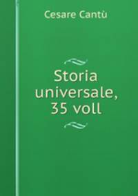 Storia universale, 35 voll