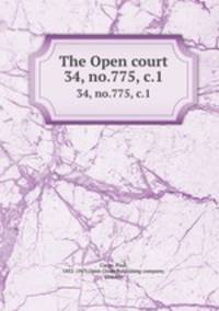The Open court. 34, no.775, c.1