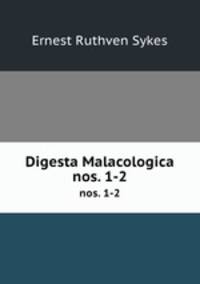 Digesta Malacologica. nos. 1-2
