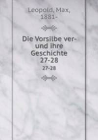 Die Vorsilbe ver- und ihre Geschichte. 27-28