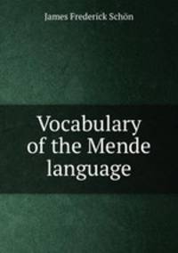 Vocabulary of the Mende language