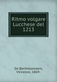 Ritmo volgare Lucchese del 1213