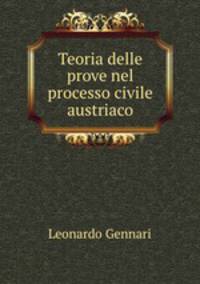 Teoria delle prove nel processo civile austriaco