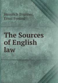 The Sources of English law