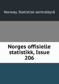 Norges offisielle statistikk, Issue 206
