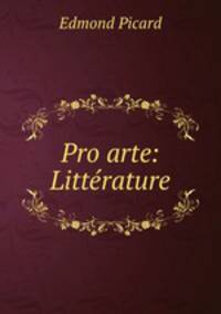Pro arte: Litterature