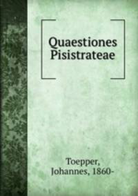 Quaestiones Pisistrateae