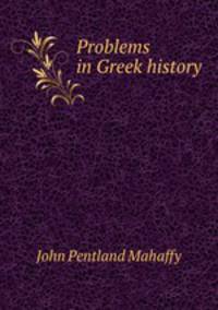 Problems in Greek history