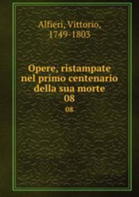 Opere, ristampate nel primo centenario della sua morte. 08