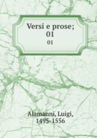 Versi e prose;. 01