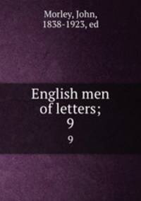 English men of letters;. 9