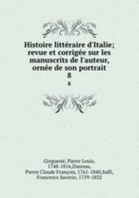 Histoire litteraire d