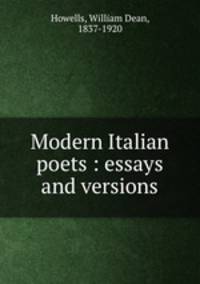 Modern Italian poets : essays and versions
