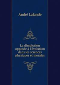 La dissolution opposee a l