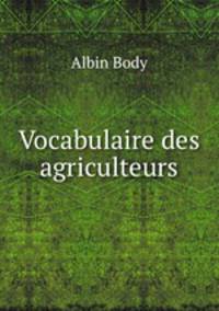 Vocabulaire des agriculteurs