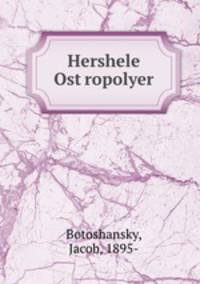 Hershele Ostropolyer
