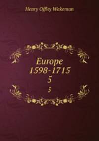 Europe 1598-1715. 5