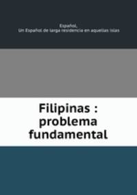 Filipinas : problema fundamental