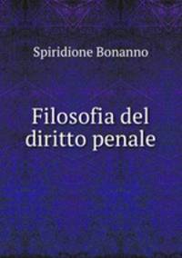 Filosofia del diritto penale
