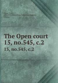 The Open court. 15, no.545, c.2