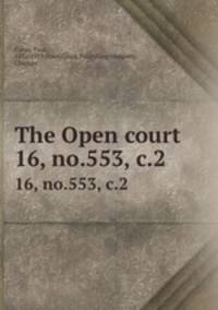 The Open court. 16, no.553, c.2