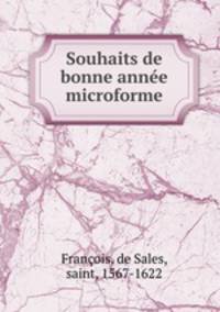 Souhaits de bonne annee microforme