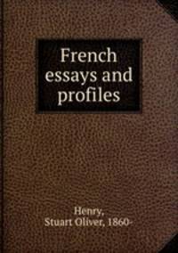 French essays and profiles