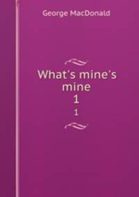 What`s mine`s mine. 1