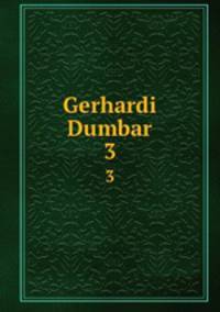 Gerhardi Dumbar. 3