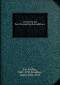 Geometrie der beruhrungstransformationen. 1