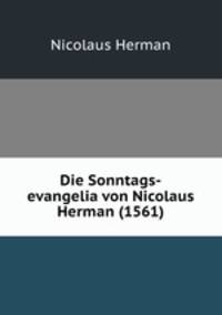 Die Sonntags-evangelia von Nicolaus Herman (1561).
