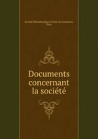 Documents concernant la societe