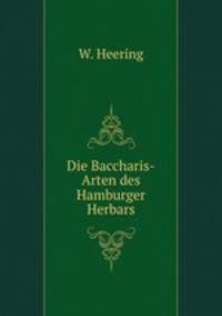 Die Baccharis-Arten des Hamburger Herbars