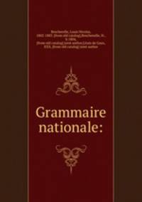 Grammaire nationale: